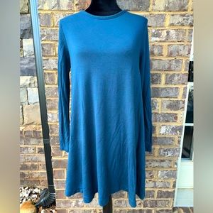 LOFT Lou & Grey Dress Women’s Small Navy Long Sleeve Soft Stretchy
